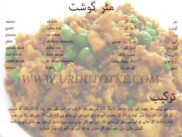matar gosht recipe in hindi