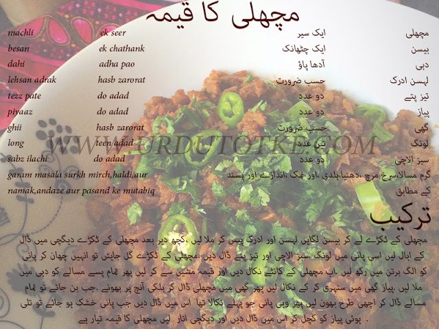 fish recipe in hindi and urdu