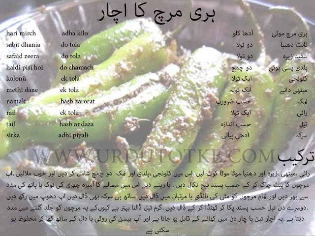 chilli pickle recipe in hindi