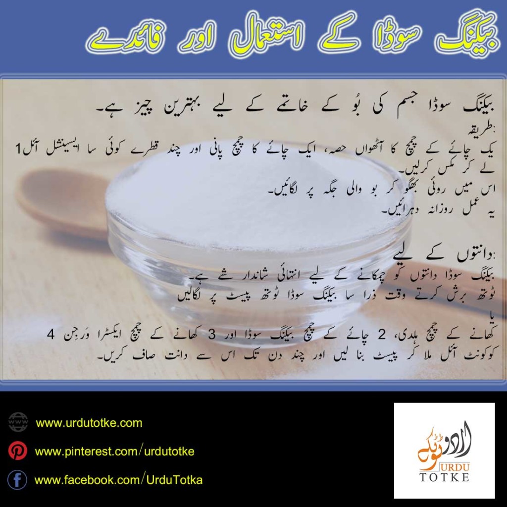 baking soda uses in urdu