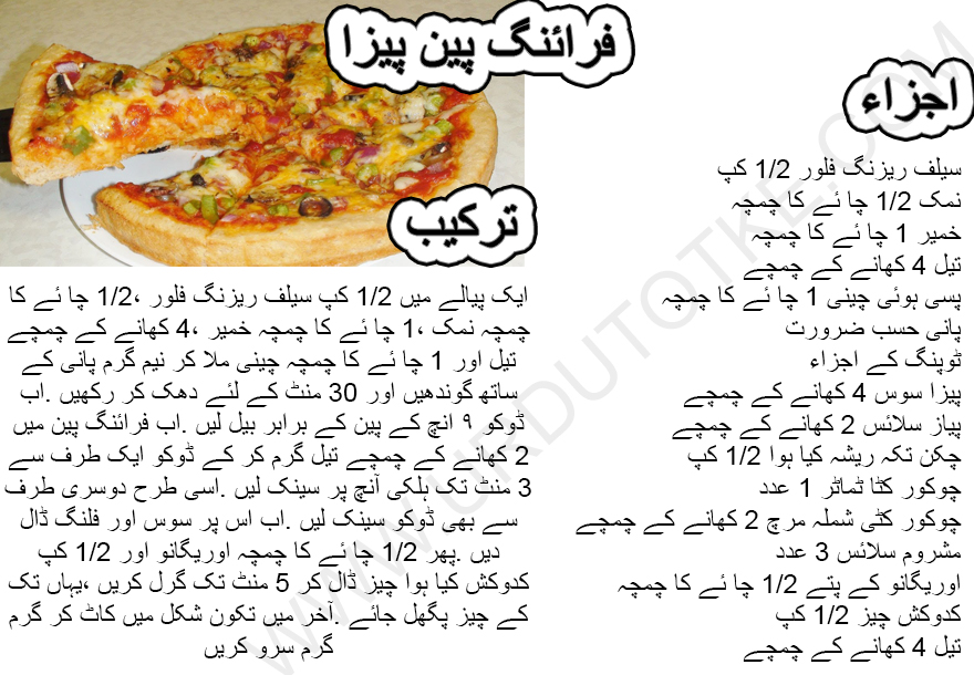 how to make pizza in pan step by step