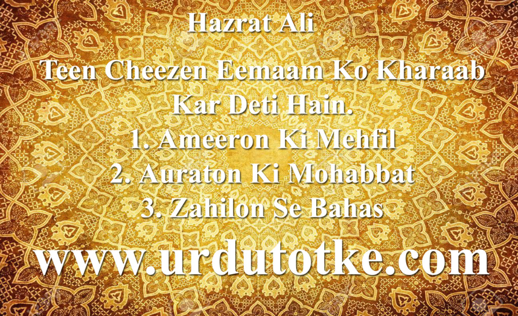 Hazrat Ali A.s Quotes in Urdu & Aqwal e Zareen Photos