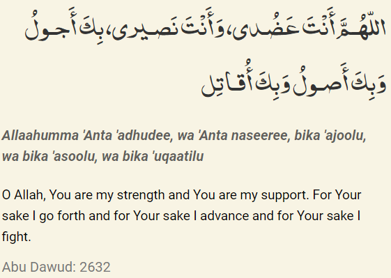 Dua For Protection from Oppressors